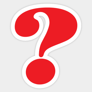 Question Mark - Symbol Sticker